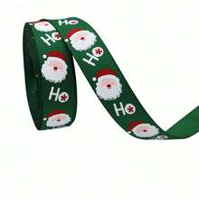 Christmas Ribbon DIY Bow Gift Wrapping Christmas Scene Woven Tape Party Colorful Ribbon - Multicolor - View 7