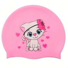 Silicone Cartoon Unicorn Swimming Cap, Suitable For Short/Wavy/Medium-Long Hair, Waterproof Anti-Slip Swimming Hat, Beach Essentials, Beach Accessories, Pool Float - Multicolor - View 11