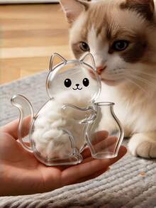 1pc Cat Whisker Storage Bottle Magnetic Refrigerator Magnet Storage Bottle Pet Hair Refrigerator Magnet Accessory Cat/Dog Hair Collection Bottle Pet Memorial Bottle (Pet Hair Not Included) - Multicolor - View 2