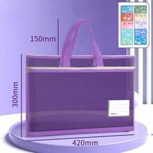 Bolsa de Arte Infantil A3 con Rejilla, Cuaderno de Dibujo 8K, Bolsa de Hombro con Cierre de Gran Capacidad, Bolsa de Almacenamiento de Papel de Dibujo A4, Bolsa de Papelería de Nailon con Re - Albaricoque - Ver 11