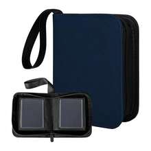 Binder 40 Pockets One Pocket Mini Trading Card Album,Diamond Leather Small Card Binder For 3x4 Rigid Top Loaders,Portable TCG Photocard Holder-Red,Card Holder - Multicolor - View 2