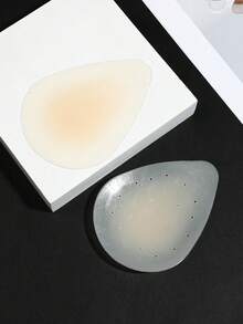 2對水滴形矽膠胸墊，3D提拉聚攏，適用於內衣與泳衣 - 杏色 - 查看 7