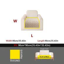 1件裝泡泡舒棉絨沙發坐墊，柔軟毛絨防滑座墊，寵物友善客廳沙發保護墊 - 多色 - 查看 28