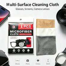 Kain Pembersih Lensa Mikrofiber Lembut Bebas Serat, Dapat Digunakan Kembali, Dapat Dicuci, Anti Gores untuk Kacamata Wanita dan Pria, Kacamata Fashion, Kamera Ponsel, dan Layar Tablet - MultiWarna - View 3