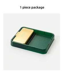 Kitchen Dishes Pot Holder Green White Portable Foldable Space-Saving Shelf Spoon Shovel Drain Plate Chopsticks Spatula Holder Kitchen Storage Storage Storage Clean Kitchen Necessary. - Green - View 13