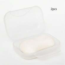 1PC Flip-Top Transparent Plastic Soap Box, Durable And Shatter-Resistant, Dust-Proof And Water-Resistant, Compact And Portable, Suitable For Home Bathroom, Business Travel, Camping, Keeps Soap Clean And Organized, Also Suitable For Homestay And Hotel Supplies - Transparent - View 7