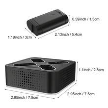 Suitable For The Entire X-B Series Of Handles. 4-In-1 Charging Kit With 4 3360mAh Large-Capacity Batteries. Fast Charging. 5 Hours Of Continuous Play. 15-20 Hours Of RGB Ambiance Lighting. - Black - View 10