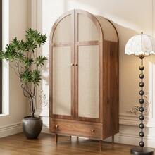 Hall Tree Coat Rack - Brown Wood Finish For Entryway And Hallway - 棕色 - 查看 6