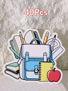 60/30/20/10 Back To School Greeting Cards And Backpack Candy Boxes, Backpack Greeting Cards, Envelopes, Back To School Gifts, Stationery, Perfect For Back To School Party, Back To School Party Decoration And Giveaways - View 11