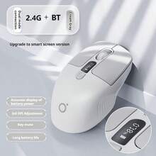 EWEADN Q1 Wireless Bluetooth Silent Mouse Ergonomic Design For Women Laptop Office Gaming Rechargeable - View 10