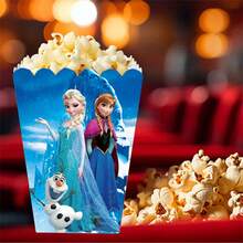 12/16/24pcs Princess Out Popcorn Box,Princess Theme Candy Boxes, Snacks Boxs,Gifts Treats Boxs,Princess Birthday Party Supplies,Princess Candy Boxes - Cartoon - View 7