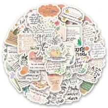 50 PCS Bible Stickers, Inspirational Christian Stickers, A Set Of Vibrant And Colorful Beautiful Stickers, Suitable For All Kinds Of Holidays, Party, Laptops, Tablet, Skateboards, Journals, Scrapbooks, Water Bottles - Bible - View 11