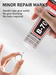 3.7 Fl Oz B-7000 水鑽黏著劑 110ml/50ml/25ml/15ml 用於布料、手機維修、珠寶製作、寶石、木材 & 玻璃、手工黏合 - B-7000 - 查看 7