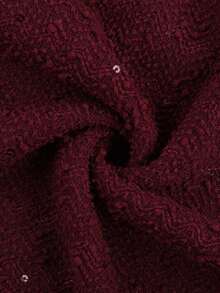 Chic Sleeveless Knitted Cami Dress For Women Burgundy Elegant Bodycon Long Gown With Split And Mermaid Hem, Perfect Party & Formal Attire Summer Dress - Burgundy - View 10