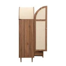 Hall Tree Coat Rack - Brown Wood Finish For Entryway And Hallway - 棕色 - 查看 2