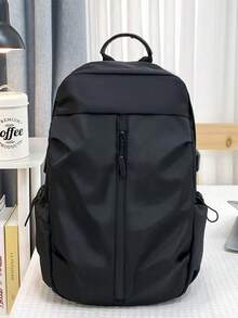 1 buah Ransel Kapasitas Besar/Tas Perjalanan/Tas Laptop/Tas Sekolah Kasual/Tas Pelajar Portabel/Ransel Bergaya - MultiWarna - View 9