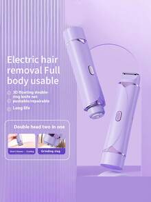 2-In-1 Dual Head Women's Electric Shaver | Waterproof Wet/Dry Bikini Trimmer, Suitable For Full Body Grooming - View 9