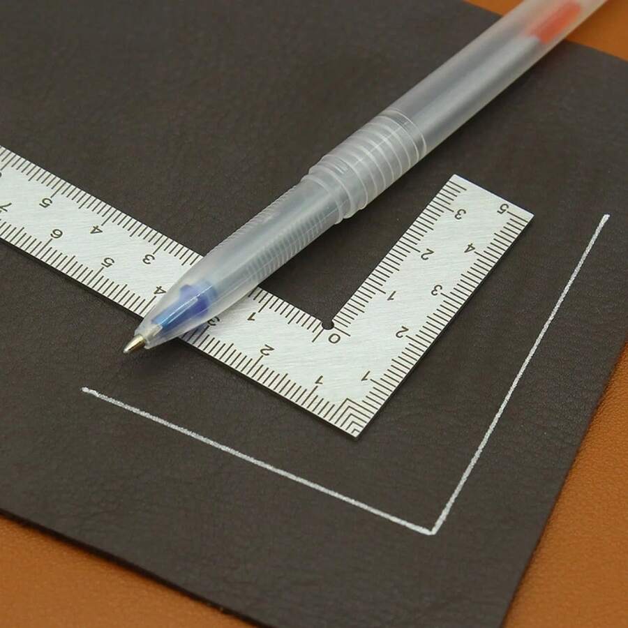 1PC Mini Framing Ruler Measuring Layout Tool Stainless Steel Square Right Angle Ruler Precision For Building Framing Gauges - A - View 1