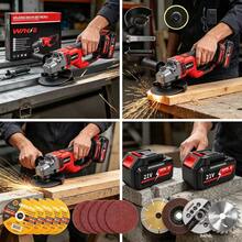 WANSE Electric Sanders & Polishers - Red - View 3