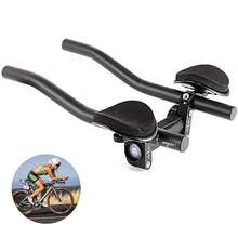 TT Handlebar Aero Bars Bicycle Rest Handlebar Bike Aluminium Alloy Arm Rest Handlebar Bicycle Tri Bars Relaxlation Handlebars For Most Bike - Multicolor - View 5