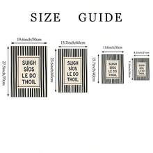1pc Irish Quote Wall Art Picture "Suigh Síos Le Do Thoil" Typography Canvas Print Paintings|Minimalist Black White Home Decor For Bedroom,Living Room Or Dining Room,Scandinavian Funny Quote Poster,Gift For Her/Him,Unframed/Hanging Poster/Framed - Pattern 3 - View 8