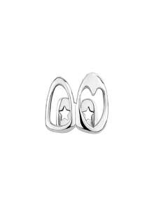 Double Row Teeth Grillz, Exquisite Heart Pattern, Y2K Hip-Hop Minimalist Style, Unisex Decorative Teeth Jewelry, Suitable For Daily Gatherings, Christmas, Halloween, Valentine's Day And New Year Parties, Teeth Cleaning Tool, Travel Toothbrush - Multicolor - View 11