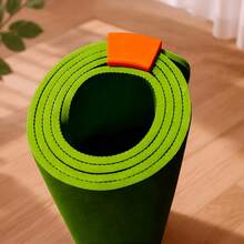 1pc Portable No-Tie Yoga Mat Strap Clip, Home Fitness Mat Organizer, Rolled Mat Fixing Clip, Yoga Home Workout Accessory - Multicolor - View 6