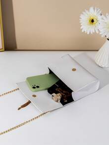 Accesorio de colgante con borla para bolso bandolera - Blanco - Ver 6