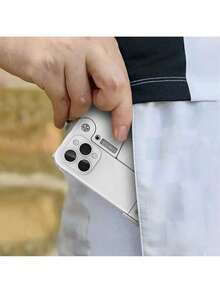 Mini Folding Automatic Soft-Bullet Gun, Adult Stress-Relieving Soft-Bullet Toy Gun. Mini Folding Automatic Firing. Office Stress-Relieving Interactive Small Item. - White - View 6