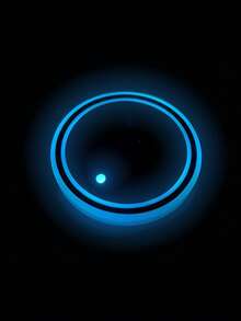 1/2pcs RGB LED Car Cup Holder Light, 7-Color Touch Sensor Cup Mat, USB Rechargeable Waterproof Interior Atmosphere Light, Car/SUV/Truck Cup Holder Decoration Accessory, Gift For Men And Women - LED - View 12