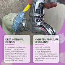 Metal Repair Glue Waterproof Leak Sealing Crack Metal Bonding AB Glue Repair Agent Metal Repair Glue - A - View 7