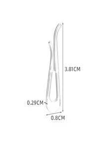 Plastic Transparent Shirt Clips Clothing Collar Packaging Fixing Clips White Shirt Anti-Slip Toothed Large Clips Organizer Clips For Various Clothes Socks Ties Scarves Wardrobe Essential - A - View 10