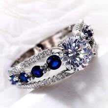 1 buah Cincin Wanita Mewah Berlapis Ganda Bergaya Vintage, Serbaguna untuk Pemakaian Sehari-hari, Pesta, dan Hadiah - cincin - View 5