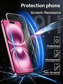 1片 HD 霧面螢幕保護貼，適用於 iPhone 16 (6.1 吋)、17 Pro Max、17、17 Pro、17 Air、16 Pro Max、16 Pro、15 Pro Max、15、15 Pro、14、13、12、11，柔軟材質，防眩光、防指紋、觸感滑順，可搭配保護殼使用 - 無色 - 查看 6
