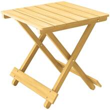 Wooden Foldable Outdoor Coffee Table - T0001-01-13512 - View 12