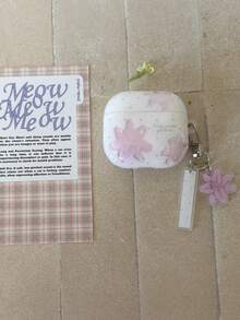 Casing Pelindung Earphone Polka Dot Girl Lily Flower 4 Baru Pro 3 Pelindung Earphone Generasi ke-3 Casing Earphone Generasi ke-2 dan ke-3 Versi Peredam Kebisingan Generasi ke-3 dan ke-4 Lucu - Baby Pink - View 6