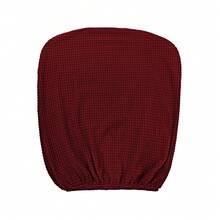 Waffle Texture Computer Chair Back Cover (Burgundy), Gaming Chair Cover, Solid Color High Elasticity, Stain-Resistant Wear-Resistant Dust-Proof Office Chair Cover, 34 Colors Available, Removable Easy To Clean, Anti-Cat Scratch - 1PC - View 8