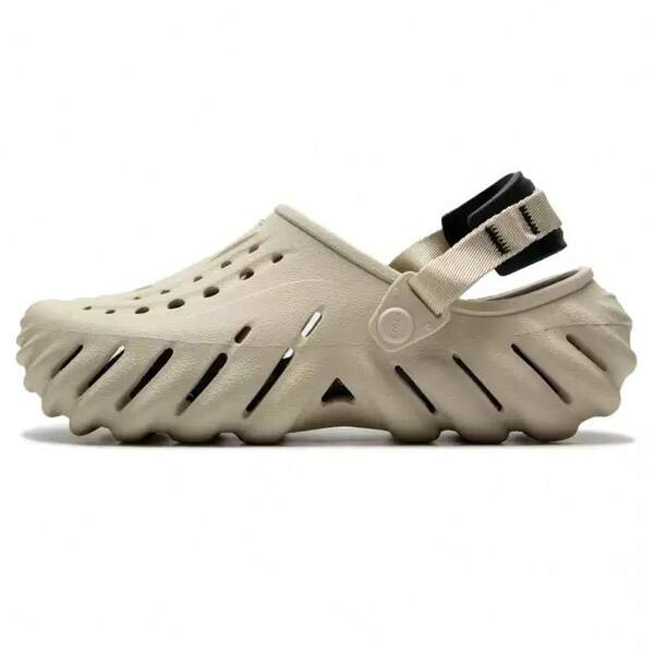 Crocs Hollow Out Clogs Echo Clog EVA Breathable Perforated Clogs Unisex 207937-2YJ