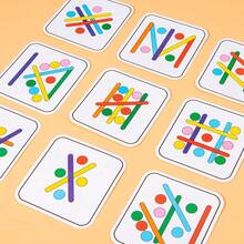 Children's Puzzle And Thinking Puzzle Board Game For Early Childhood Education Of Boys And Girls, Color Recognition Matching, Building Block Puzzle Toy Matching, Question Card Matching, Cognitive Matching Toy Suitable For Children's Various Gifts - Multicolor - View 7