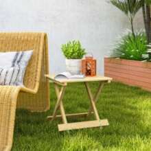 Wooden Foldable Outdoor Coffee Table - T0001-01-13512 - View 3