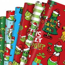 The Grinch Grön monster julklappspapper dekorativ presentask - Multifärgad - Visa 1