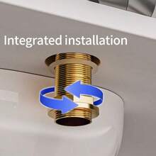 Grifo de cocina, grifo de 4 vías, grifo giratorio, grifo multifunción, 4 modos de salida de agua, modos ajustables, con accesorios de instalación, color de accesorios aleatorio, adecuado para baño, cocina, RV, etc., fácil de instalar, conveniente de usar - Negro - Ver 5