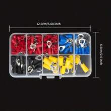 102pcs Universal Car Wire Harness Connectors, Assorted Insulated Crimp Spade Terminals, Wire Cable Connector Kit, PVC Quick Connect Wire Terminals, Suitable For Boats, Vehicles And Motorcycles, Battery Not Included - Terminal Blocks - View 8