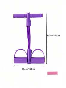 1pc/2pcs/3pcs4-Tube Pedal Resistance Band, Elastic Foot Pull Rope, Multifunction Fitness Equipment For Abdomen, Leg & Arm Training, Home Gym Workout Tool, Yoga Stretch Exerciser - Multicolor - View 11