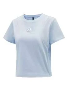 Adidas Kaos Lengan Pendek Kasual Sporty MT SS Musim Panas Terbaru - Biru muda - View 1