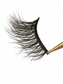 10 Pairs Cat Eye Half Lash False Eyelashes, Natural Eye-Enlarging, Versatile For Dates And Vacations, Ge Zhai, Fairy Hair Accessories, Thick Eyelashes, Tip Eyelashes, Dense Eyelashes, Eyelash Rod Care, Grow Eyelashes One By One, Use Eyebrow Brush To Create Cat Eye Makeup, Pair With Yukata, Nail Care Products, Eyelash Care Products And Holiday Accessories - Multicolor - View 9