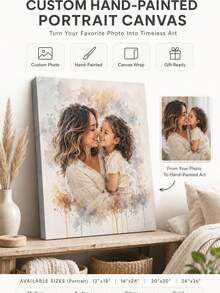 Custom Frameless Photo Printing On Canvas, Borderless Decorative Wall Art, Enlarged Size Wall Hanging - Multicolor - View 5