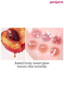 Peripera 2.4 G MOOD GLOWY TINT KEY 化妝品吊飾液體唇彩棒,豐盈果凍光澤透亮亮澤,不乾澀長效持色唇釉鑰匙圈,可穿戴美妝配件,可用作包包掛飾,K-Beauty - 05 Nude Area - 查看 7