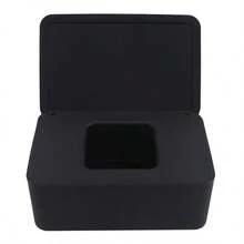 Nueva caja de pañuelos de plástico, tapa de caja de almacenamiento de toallitas húmedas, caja de almacenamiento de papel de pañuelos, dispensador de pañuelos, caja de almacenamiento de servilletas para el hogar y comedor - Multicolor - Ver 15