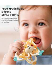 Bóng gặm nướu Manhattan Philips Avent bằng silicone lỏng ABS+ silicone lỏng - Nhiều màu - Xem 7